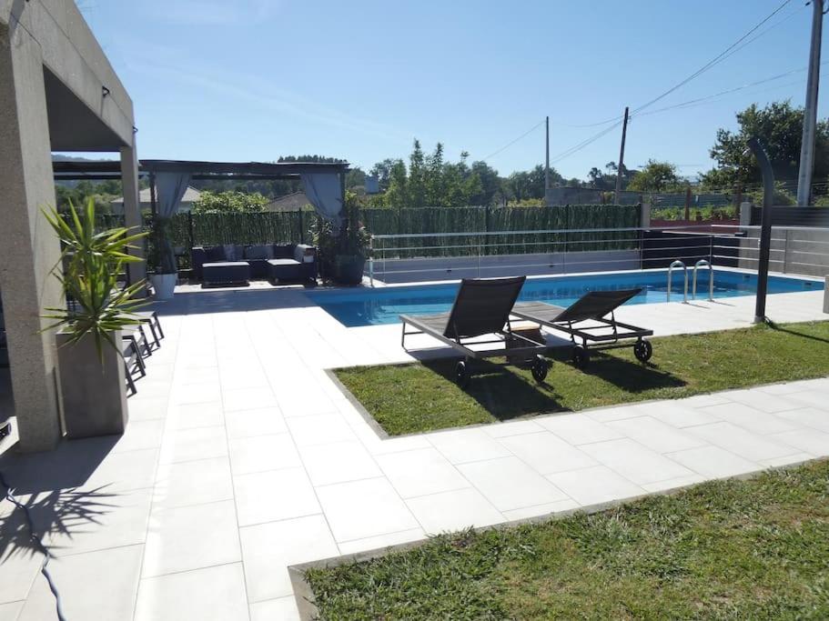 Chalet De Diseno Moderno En Sanxenxo Ngoại thất bức ảnh