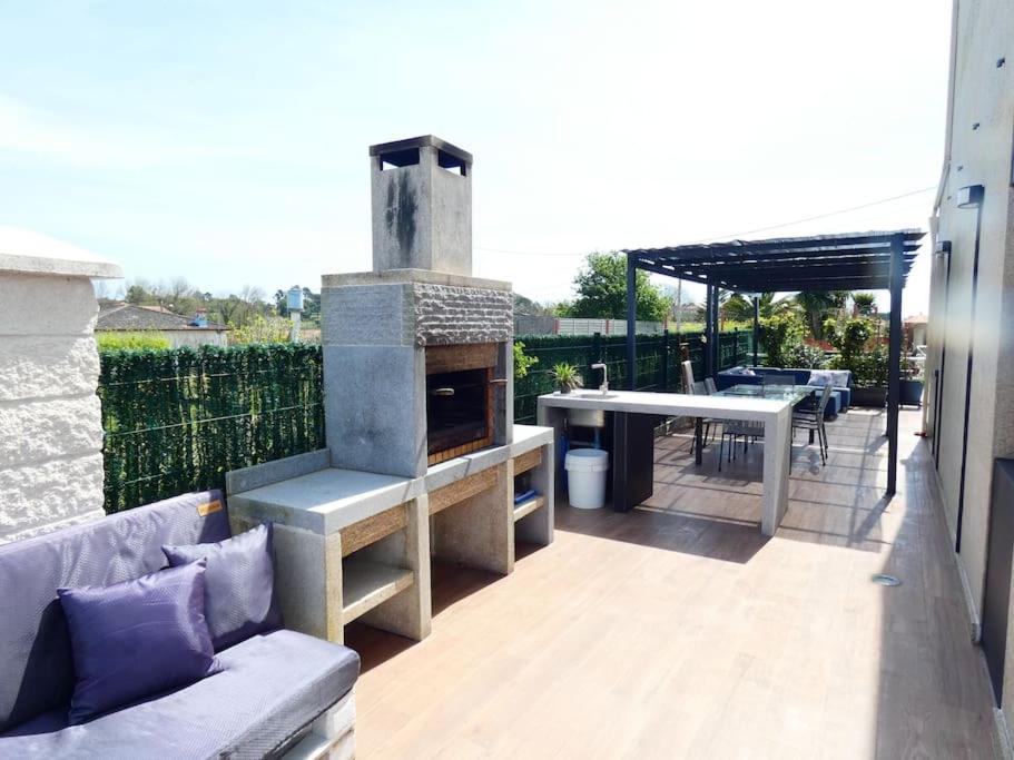 Chalet De Diseno Moderno En Sanxenxo Ngoại thất bức ảnh
